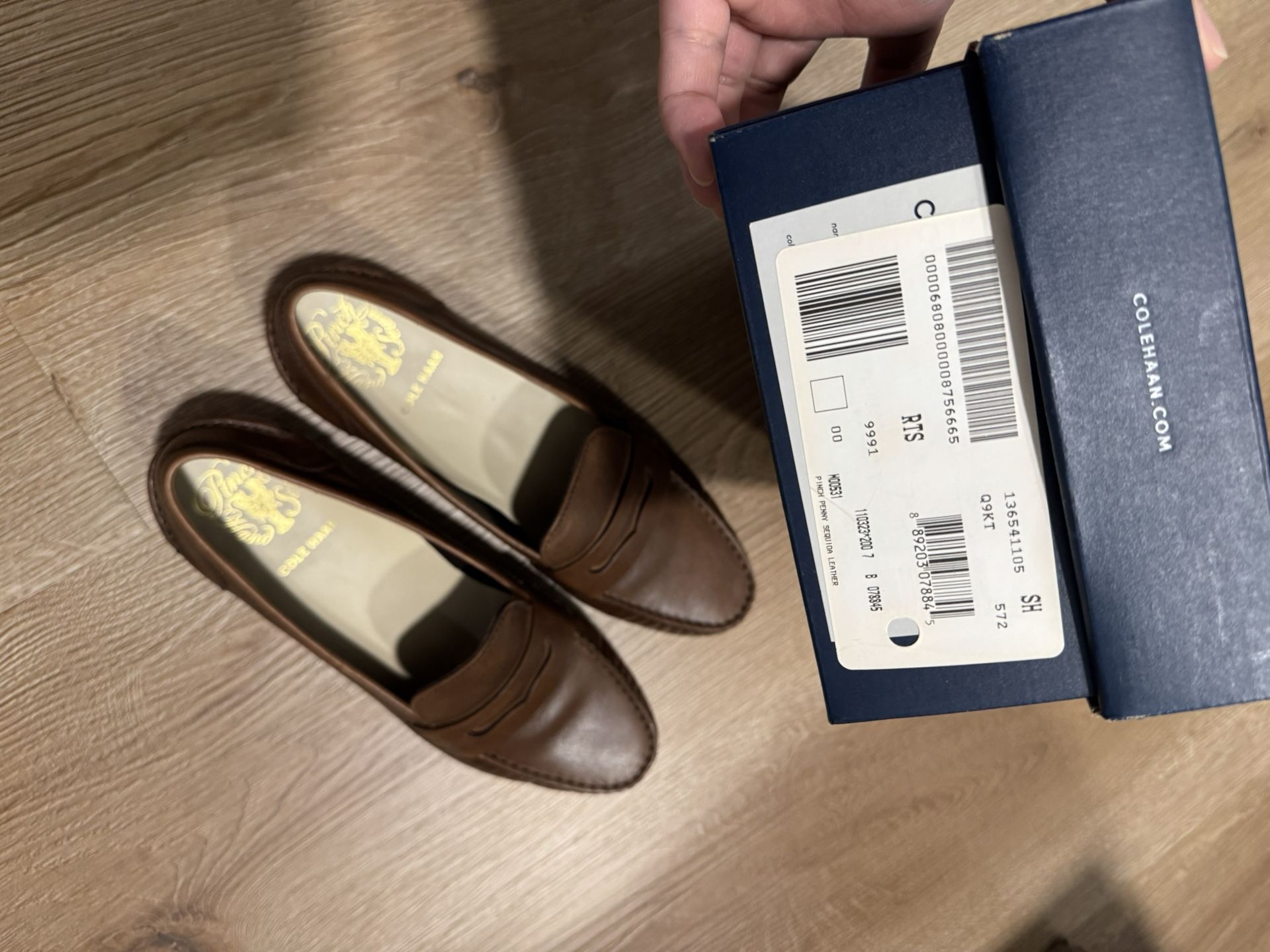 Cole Haan Leather Penny Loafers