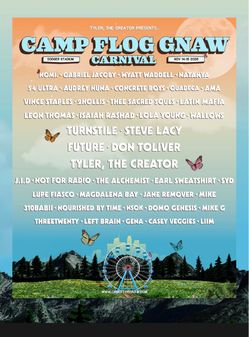 2 day GA camp flog gnaw  wristbands
