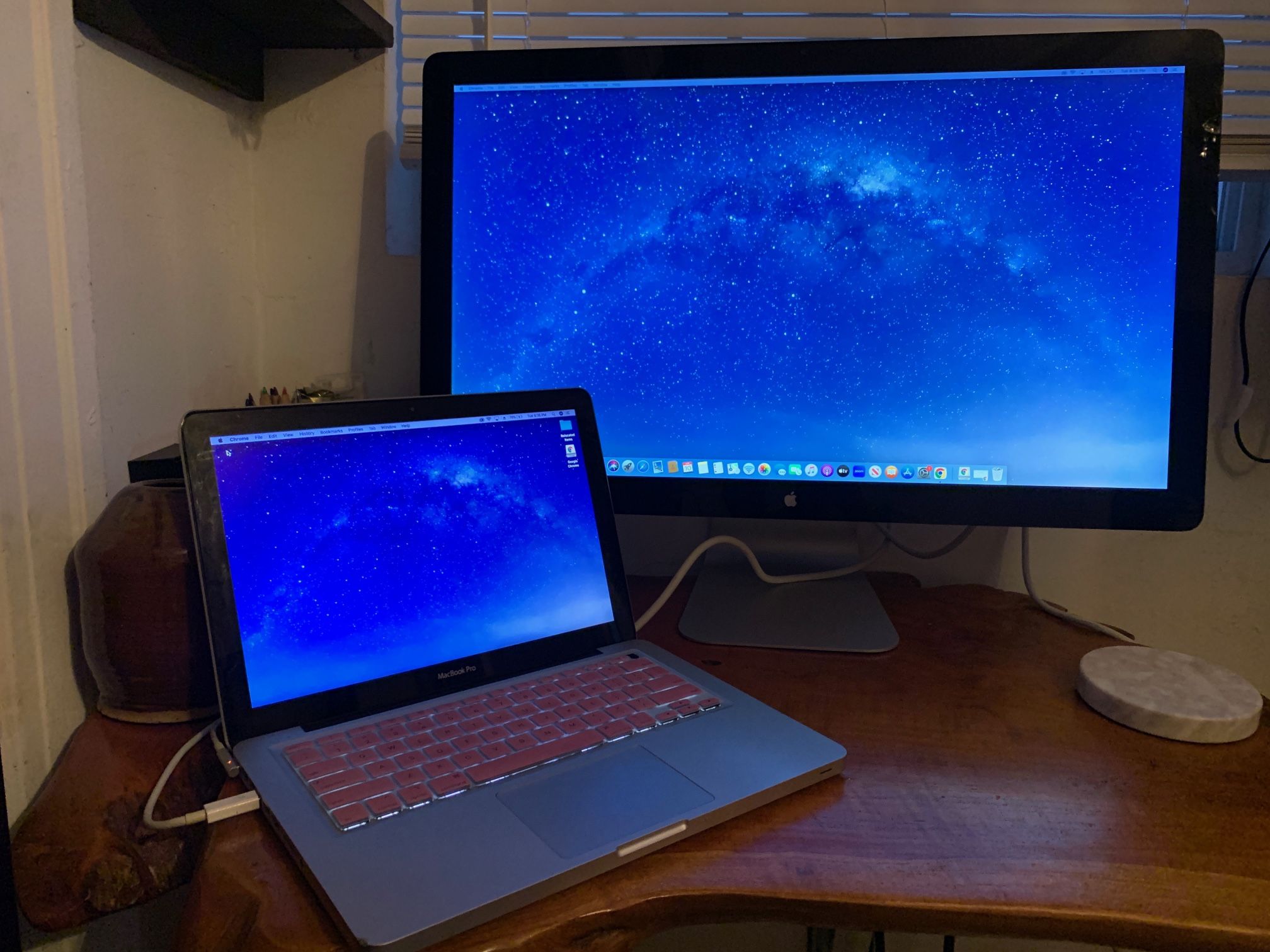 Apple MacBook Pro And Apple Cinema Display 30inch