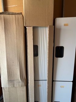 Gray Wood Lockers Set of 3 Salisbury Designer 2 Tier