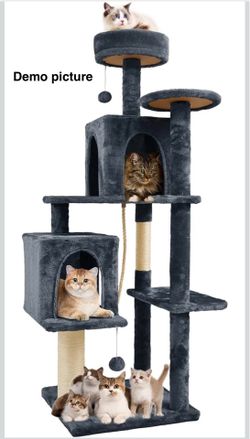 58.5inch Large Cat Tree Tower Condo for Indoor Cats