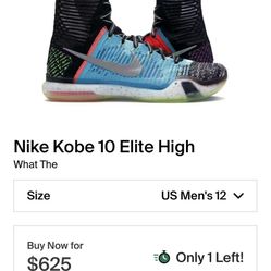 Kobe 10 Elite High What The