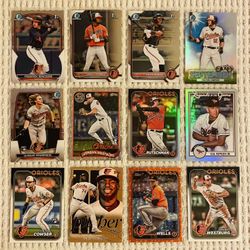 Baltimore Orioles 115 Card Baseball Lot! Rookies, Prospects, Parallels, Short Prints, Variations & More!