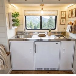 Brand new all in one kitchenette ready to be set up