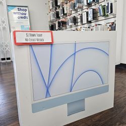 Apple iMac 24 Inch M1 2021 Desktop 512 GB 8 CPU / 8GPU / 8GB RAM / - PAYMENTS AVAILABLE With $1 DOWN - NO CREDIT NEEDED