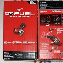 Milwaukee M12 Fuel 3” Compact Cut Off Tool. Tool Only. Model #2522-20