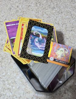 Pokémon Trading Card Game Bulk Lot with Collector Tin