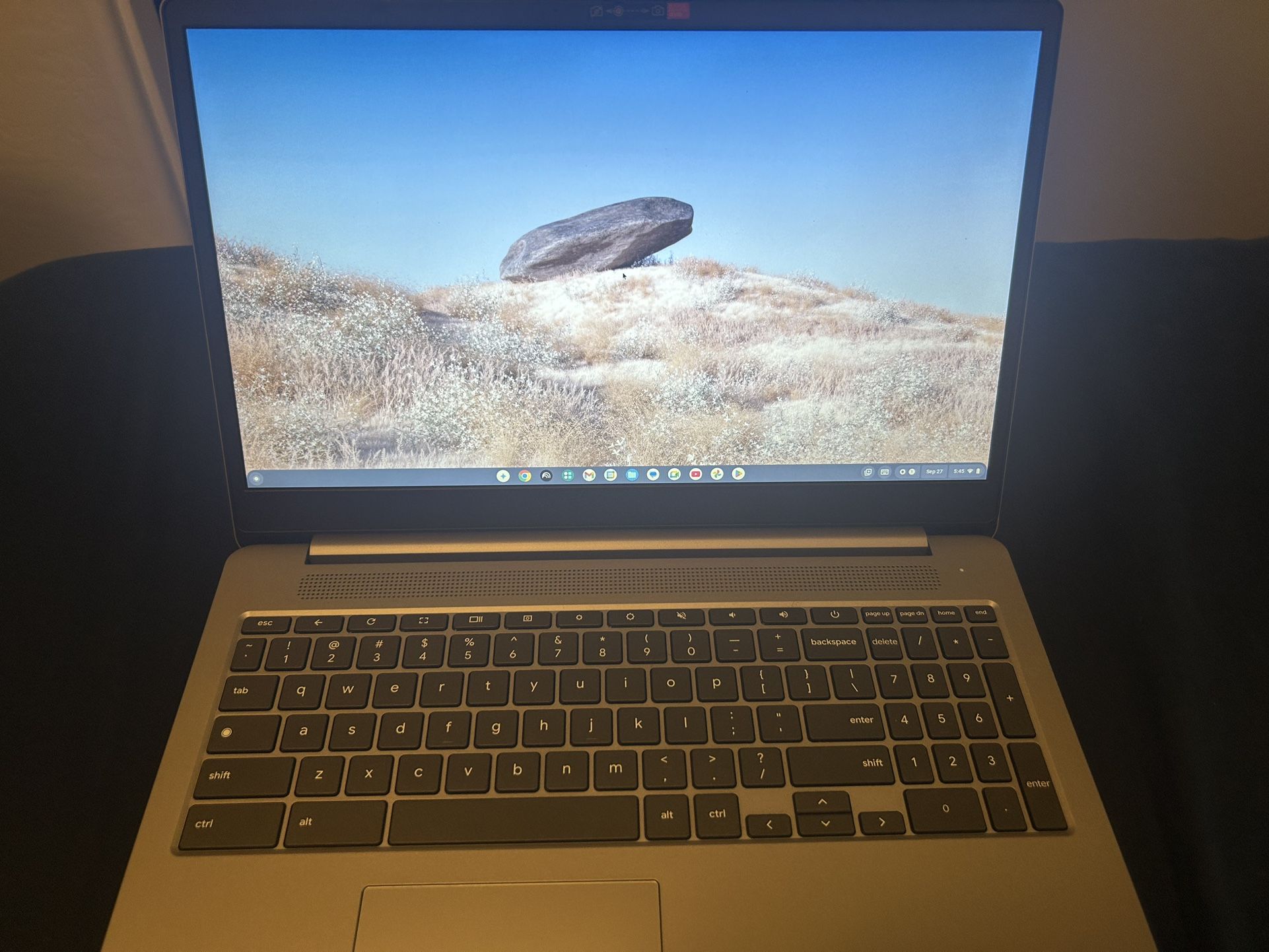 Lenovo - IdeaPad 3i Chromebook 15.6" Full HD Laptop - Intel Celeron - 4GB Memory with 64GB eMMC Storage - Artic Grey