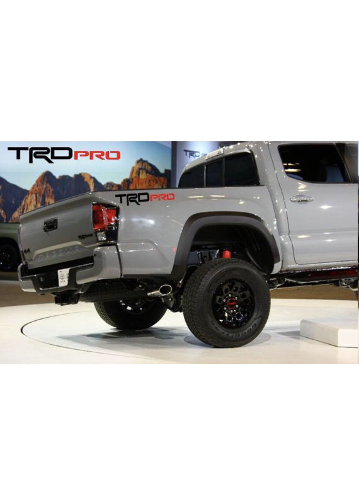 Tacoma or Tundra TRD Pro, TRD 4x4 Off Road, TRD Sport, TRD Limited Bed Decals
