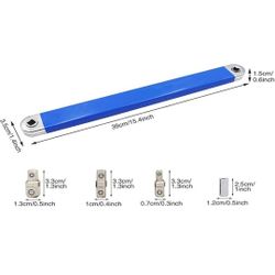 Metropolitay Offset Extension Wrench, Tight Reach Extension Wrench Set, with 1/2", 1/4" and 3/8" Square Drive Adapters, Offset Wrench Set,Multifunctio