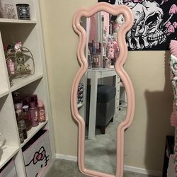 Pink Bear mirror