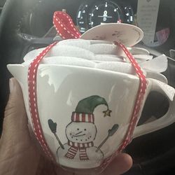 Rae Dunn Snow Man Measuring Cups