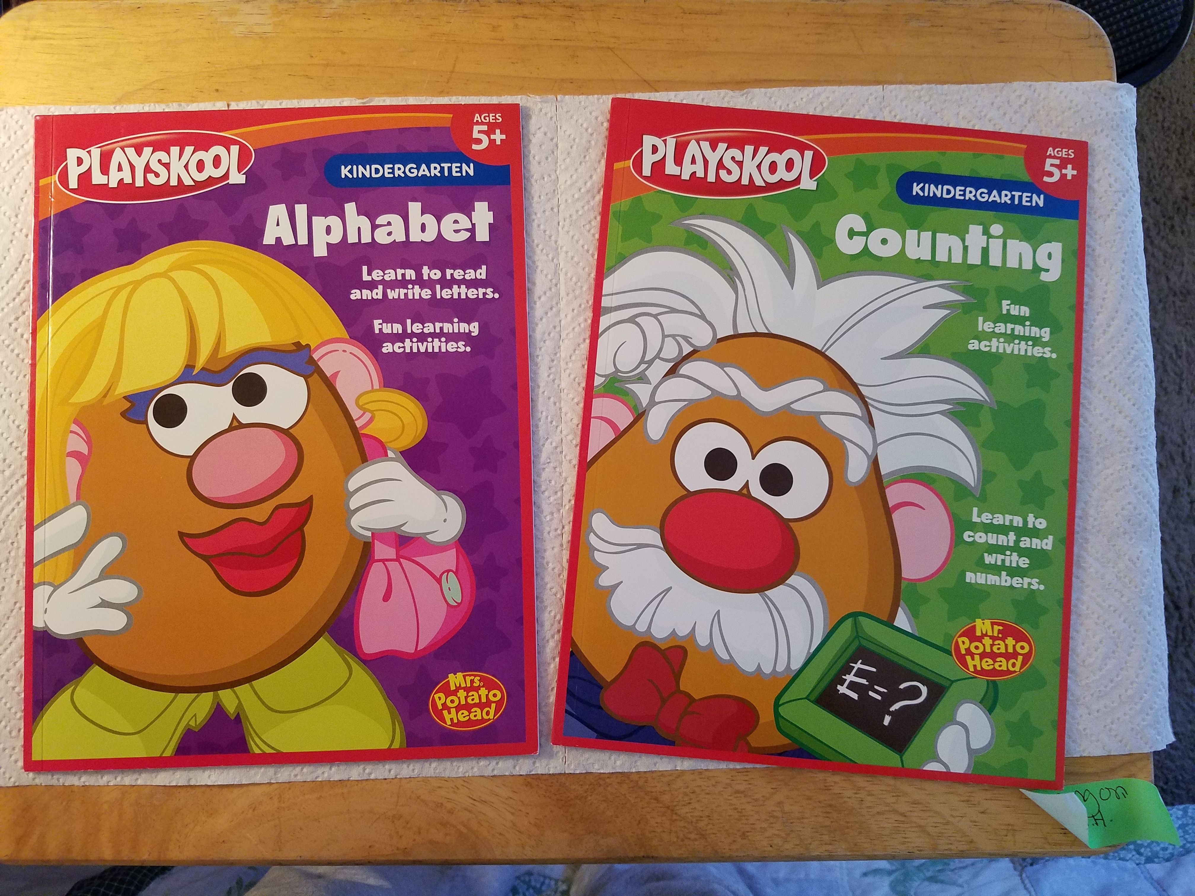 Old School Mr & Mrs. Potato Head Kindergarten