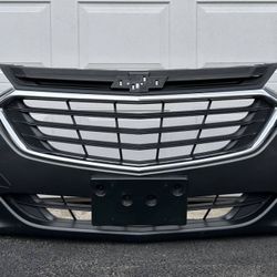 GRAY CHEVROLET EQUINOX ORIGINAL FRONT BUMPER 2018 2019 2020