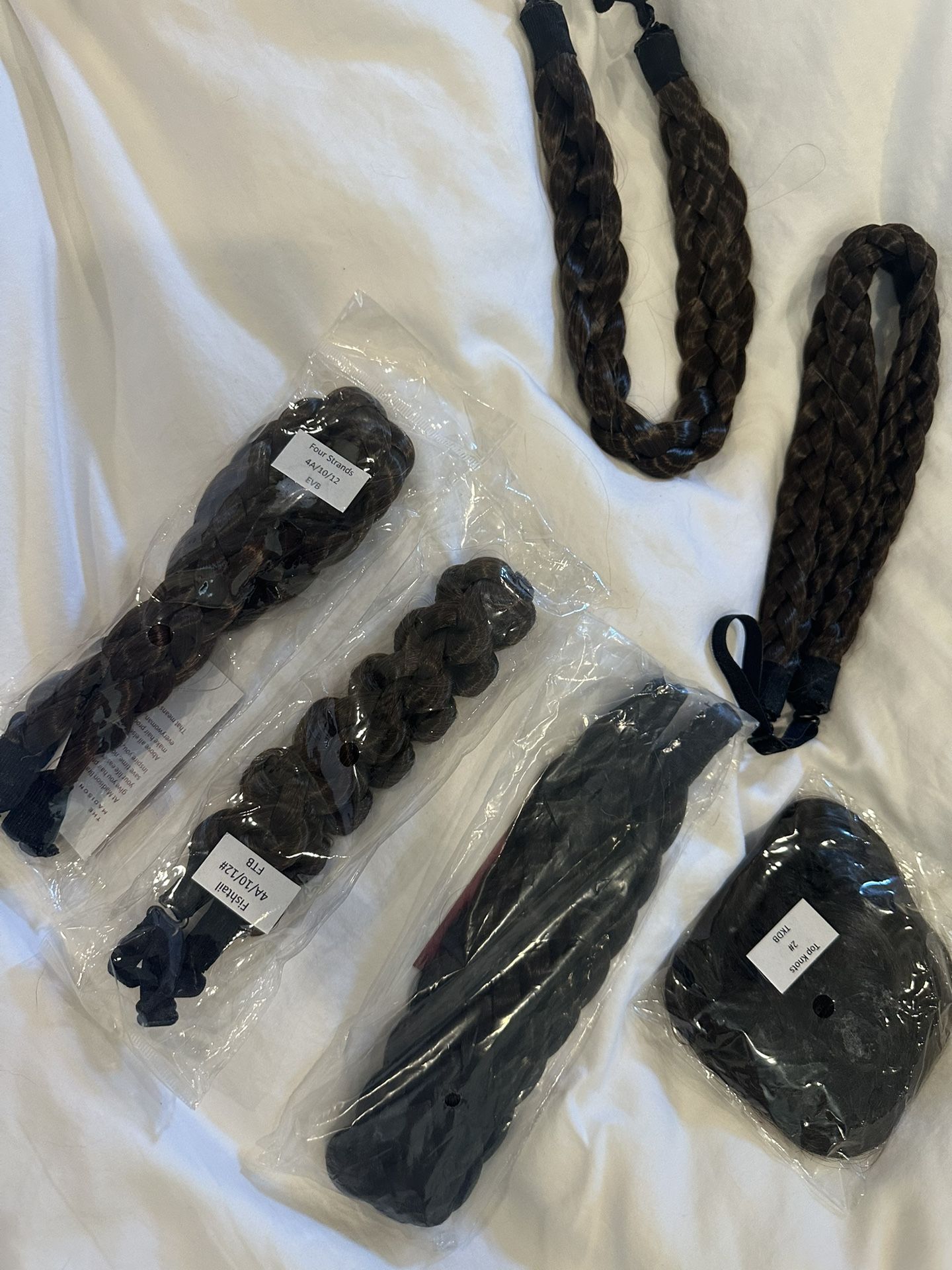 🆕 Madison Braids: 5 Hair Headband Braids + 1 Top Knot