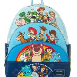 Toy Story Triple Pocket Backpack 