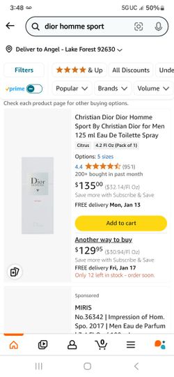 Dior Homme Sport Cologne