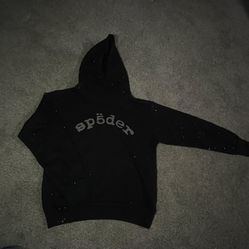 SP5DER Black VVS Hoodie