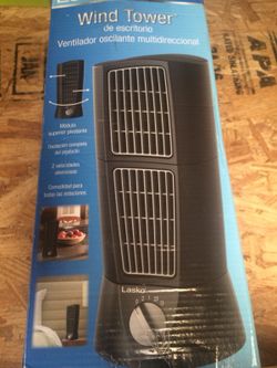 Wind Tower desk fan