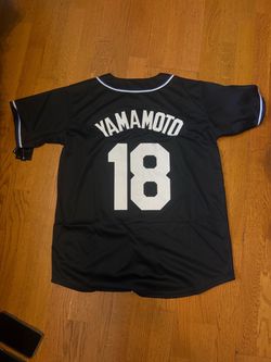 Black Los Angeles dodgers Yamamoto classic jersey