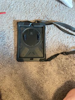 iPad Case with shoulder strap and hand strap