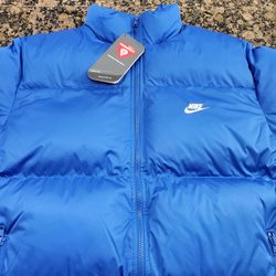 Nike Sportswear Club Puffer PrimaLoft Jacket Coat Blue FB7368-480 Men's Sz Med Or  XXL.