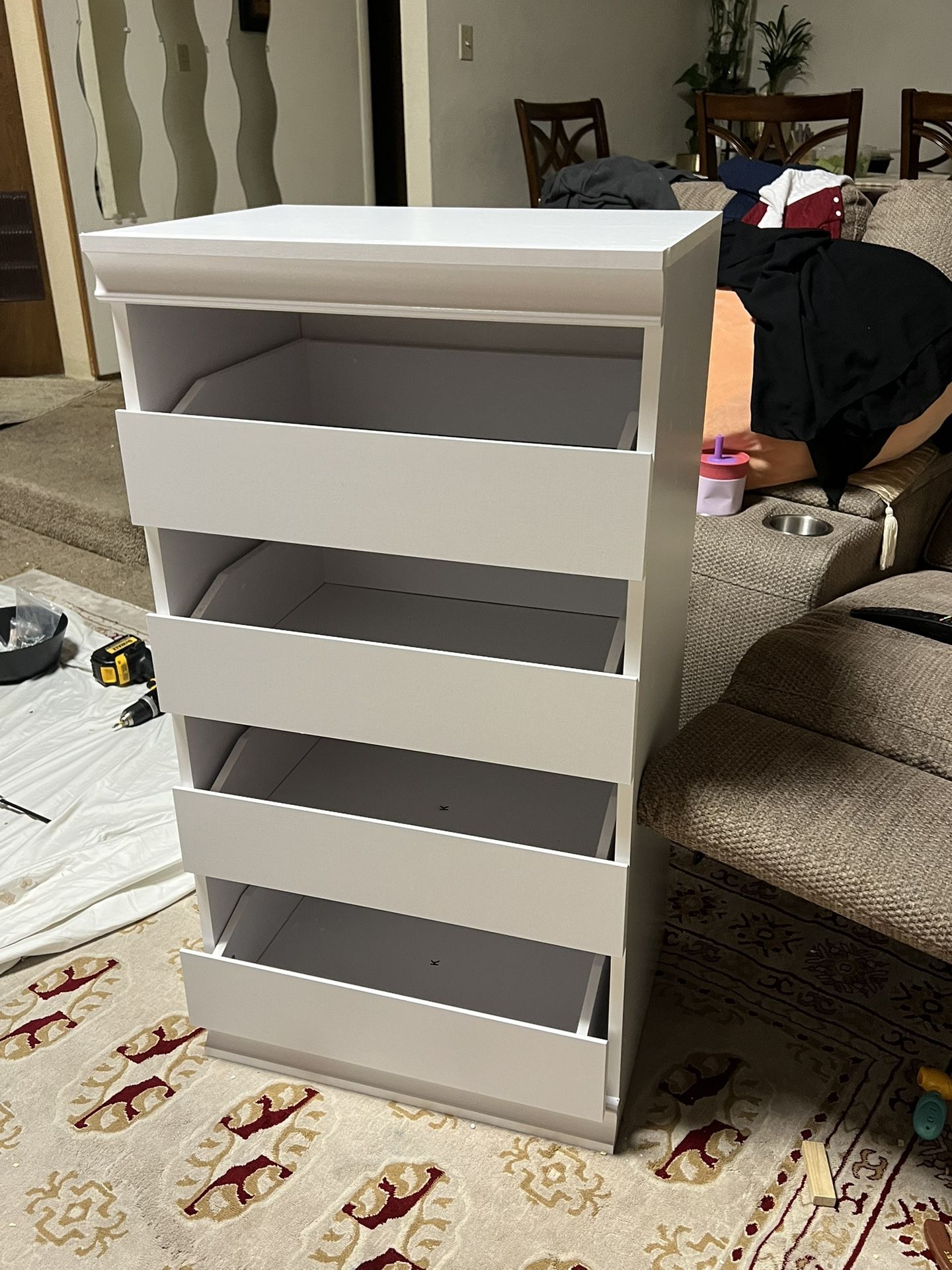 Modular Storage Unit with 4 Drawers