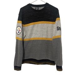 NFL Team Apparel Men Pullover Pittsburgh Steelers Medium Sweater Football Sports