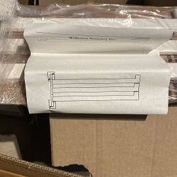 Brand New Pottery barn Swivel Towel Bar 3 Arm Swing Out Towel Rack for Bathroom white