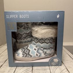 Women’s Wayland Square Quilted Slipper Boots Soft faux fur lining