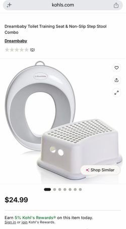 Toilet Training Seat & Non-Slip Step Stool Combo