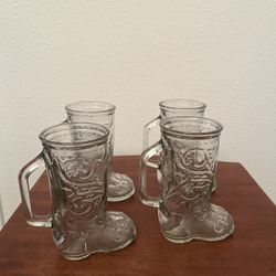 Vintage Cowboy Boot Glasses