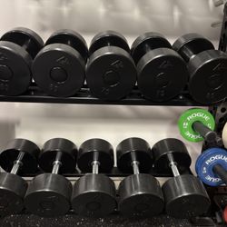 GP Urethane Dumbbells Set In 10lb Increments