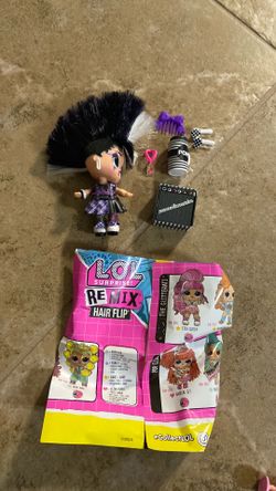 LOL Suprise: ReMix Hair Flip doll+ Winter Disco Pet