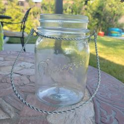 Hanging Mason jars