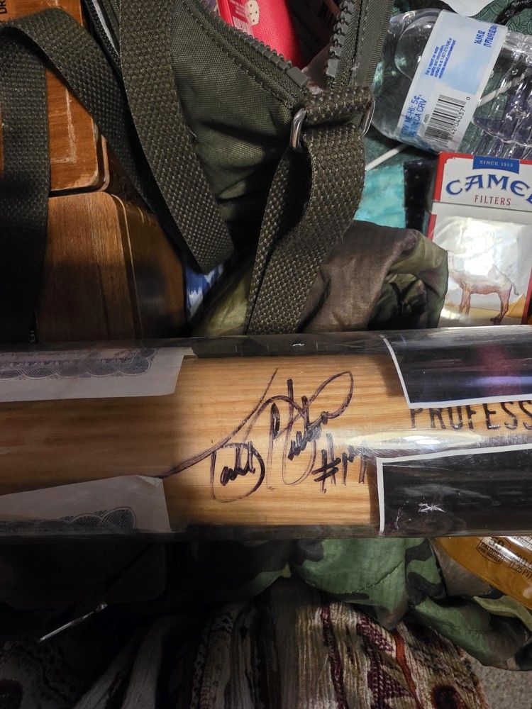 Todd Helton Autographed Bat With COA