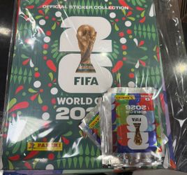 Álbum panini hardcover and 10 packs of stickers