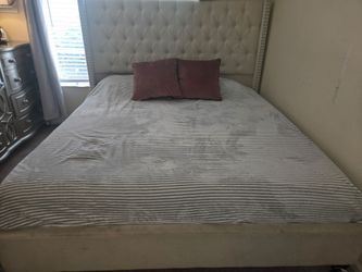 King Bed frame & Mattress