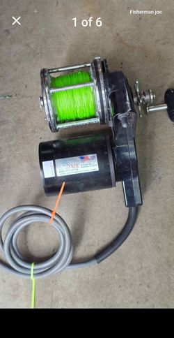 Old School Dolphin Electric Reel