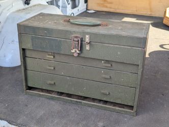 Vintage original Kennedy kits machinist toolbox