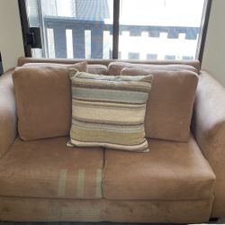 Tan Loveseat