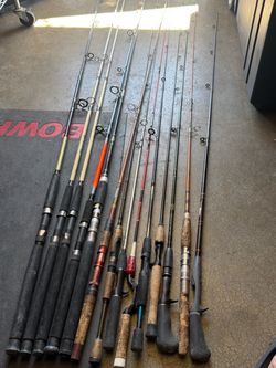 Fishing poles bundle for $75