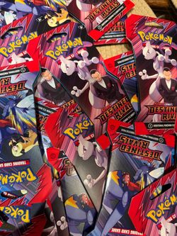 Pokemon Destined Rivals Singled Sleeved Booster Packs