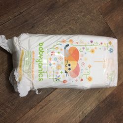 Babyganics, size 1 diapers, new, opened, unused