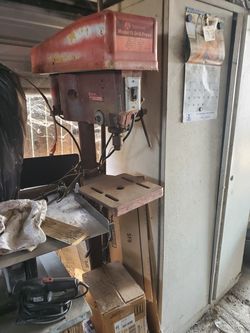 Heavy-duty drill press $190