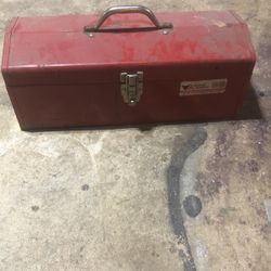 Old Metal Tool Box 