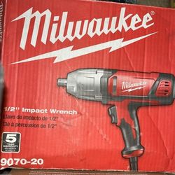New Milwaukee 1/2" Impact Wrench Half Price