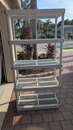 Plastic Storage Shelving Unit