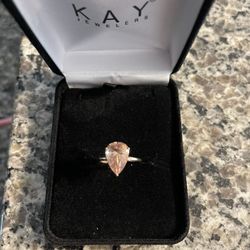 Engagement Ring Morganite Rose Gold 