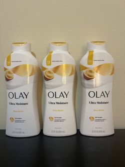 3pack Olay Ultra Moisture Body Wash with Shea Butter, 22 fl oz